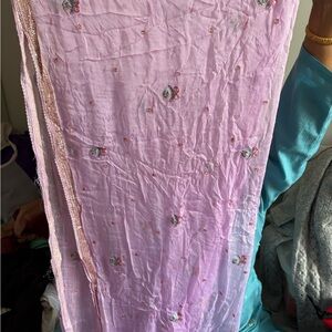 Light purple dupatta